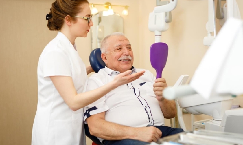 Image of maintaining oral health tips from dentists in houston